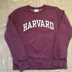 harvard crew neck sweater